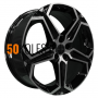 7,5x19/5x108 ET47 D60,1 KHW1909 (Chery Tiggo 8 (Pro/Pro Max)) Black-FP Khomen Wheels