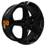 7,5x19/5x112 ET43 D57,1 KHW1909 (Kodiaq/Tiguan) Black Khomen Wheels