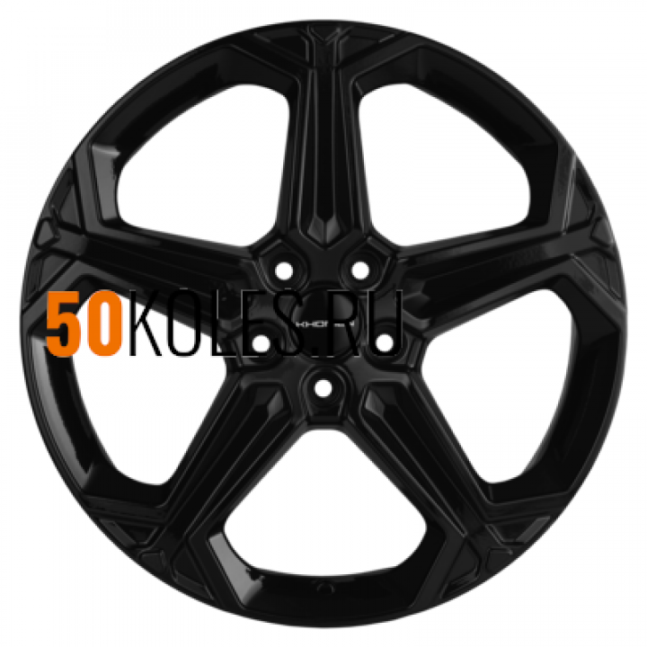 7.5x19/5x114.3 ET35 D60.1 KHW1909 (Lexus NX) Black Khomen Wheels