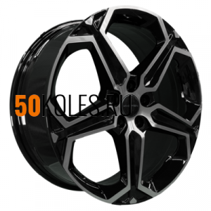 7,5x19/5x114,3 ET40 D60,1 KHW1909 (NX/RAV4) Black-FP Khomen Wheels