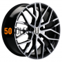 8,5x20/5x108 ET48 D60,1 KHW2005 (Chery Tiggo 8 Pro) Black-FP Khomen Wheels