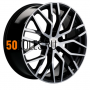 8.5x20/5x108 ET46 D63.4 KHW2005 (Tugella) Black-FP Khomen Wheels