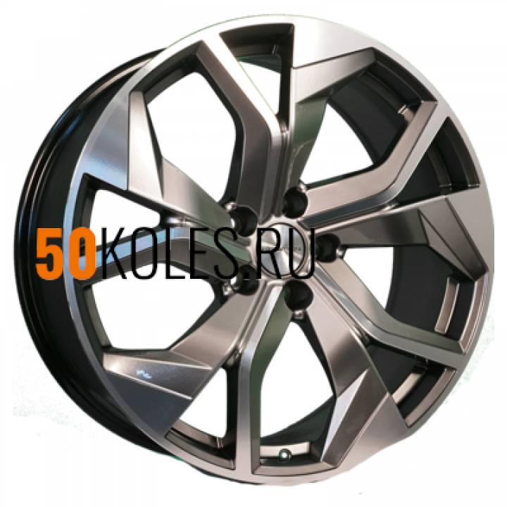 8.5x20/5x112 ET33 D66.6 KHW2006 (Audi/VW) Dark Chrome