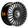 8.5x20/5x112 ET38 D66.6 KHW2008 (C/E/S) Gray-FP