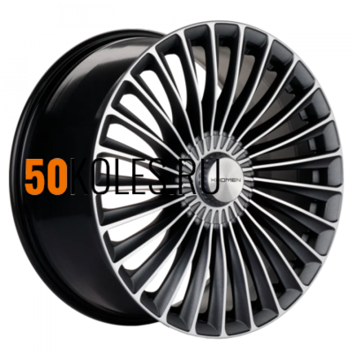 8.5x20/5x112 ET38 D66.6 KHW2008 (S-class Front) Gray-FP Matt