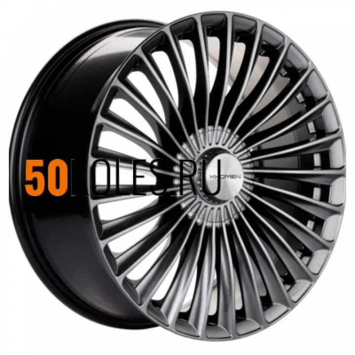 9.5x20/5x112 ET38 D66.6 KHW2008 (S-class Rear) Dark Chrome
