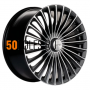 9.5x20/5x112 ET38 D66.6 KHW2008 (S-class Rear) Gray-FP