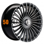 9.5x20/5x112 ET38 D66.6 KHW2008 (S-class Rear) Gray-FP Matt