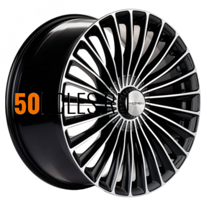 8.5x20/5x112 ET43 D66.6 KHW2008 (Turbo II E-class) Black-FP