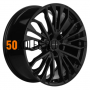 8.5x20/5x114.3 ET30 D64.1 KHW2009 (Haval F7/F7x) Black Khomen Wheels
