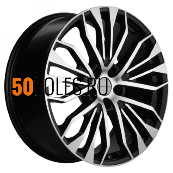 8.5x20/5x114.3 ET35 D60.1 KHW2009 (Lexus RX (new)) Black-FP Khomen Wheels