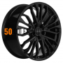 8,5x20/5x120 ET45,5 D62,5 KHW2009 (Li 7/9) Black Khomen Wheels