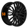 8.5x20/5x120 ET41.5 D66.1 KHW2009 (Voyah Dream) Black Khomen Wheels