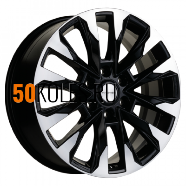 8x20/6x139,7 ET45 D95,10 KHW2010 (LC 300 Tuning) Black-FP Khomen Wheels