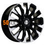 8x20/6x139,7 ET45 D95,10 KHW2010 (LC 300 Tuning) Black-FP Khomen Wheels