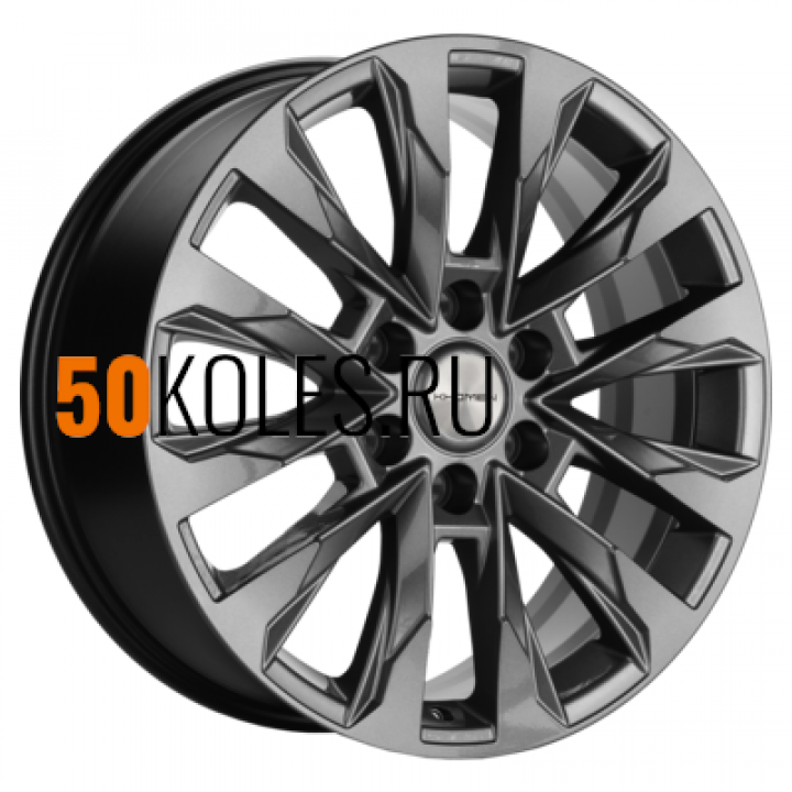 8x20/6x139.7 ET25 D106.1 KHW2010 (LC Prado) Gray Khomen Wheels