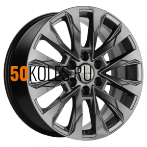 8x20/6x139.7 ET38 D67.1 KHW2010 (Pajero IV) Gray Khomen Wheels