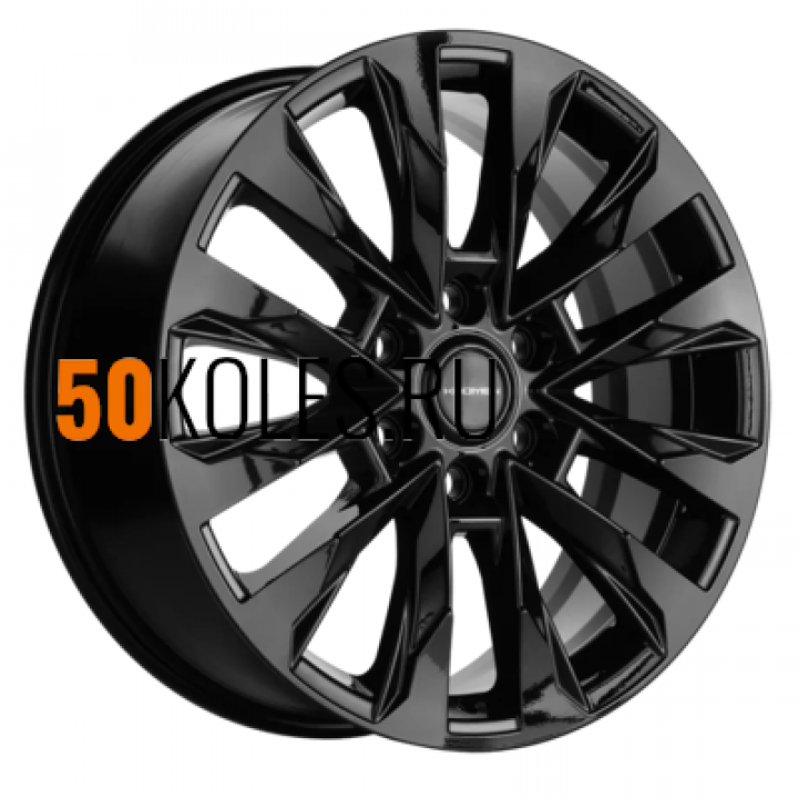 8x20/6x139.7 ET36 D100.1 KHW2010 (Tank 300/500) Black Khomen Wheels