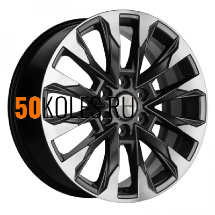 8x20/6x139.7 ET36 D100.1 KHW2010 (Tank 300/500) Gray-FP Khomen Wheels