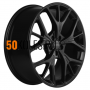 8x20/5x114,3 ET35 D60,1 KHW2012 (Lexus RX) Black Khomen Wheels