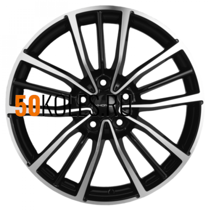 8x20/5x108 ET40 D63.4 KHW2012 (Zeekr 001) Black-FP Khomen Wheels