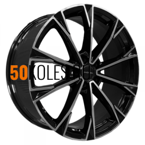 8x20/5x108 ET46 D63,4 KHW2018 (Geely Monjaro/Tugella) Black-FP Khomen Wheels