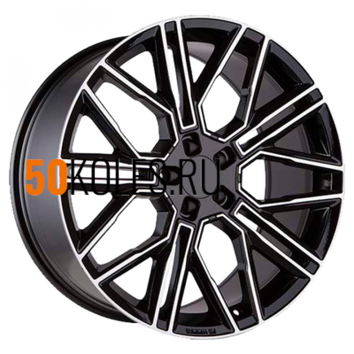 9.5x21/5x130 ET46 D71.6 KHW2101 (Cayenne) Black-FP