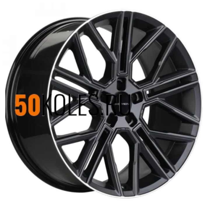 9,5x21/5x112 ET36 D66,6 KHW2101 (E-tron) Black matt MR Khomen Wheels