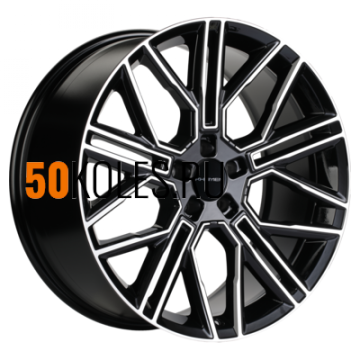 9,5x21/5x120 ET45,5 D62,5 KHW2101 (Li 7/9) Black-FP Khomen Wheels