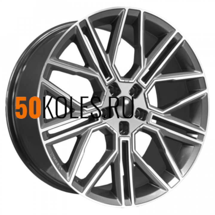 9,5x21/5x120 ET45,5 D62,5 KHW2101 (Li 7/9) Gray-FP Khomen Wheels