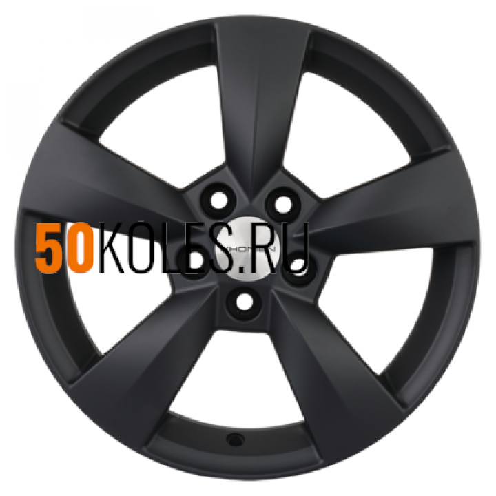 6x15/5x100 ET43 D57.1 KHW1504 (Fabia) Black matt