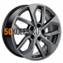 7x17/5x114.3 ET39 D60.1 KHW1703 (RAV4) Gray Khomen Wheels