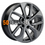 7x17/5x114,3 ET45 D67,1 KHW1703 (CX-5/i40/X-Trail) Gray Khomen Wheels