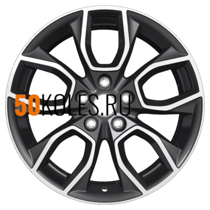 7x17/5x114.3 ET47 D67.1 KHW1713 (SantaFe) Black-FP