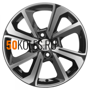 6x15/4x100 ET48 D54.1 KHW1501 (Rio I) Black-FP