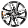 6x16/4x100 ET47 D56.6 KHW1609 (Nexia) Black-FP Khomen Wheels