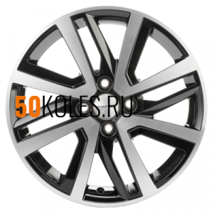 6x16/4x100 ET50 D60.1 KHW1609 (Vesta/Largus) Black-FP