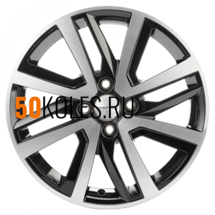6x16/4x100 ET50 D60.1 KHW1609 (Vesta/Largus) Black-FP