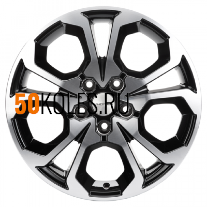 6.5x17/5x114.3 ET50 D66.1 KHW1711 (Arkana/Kaptur) Black-FP