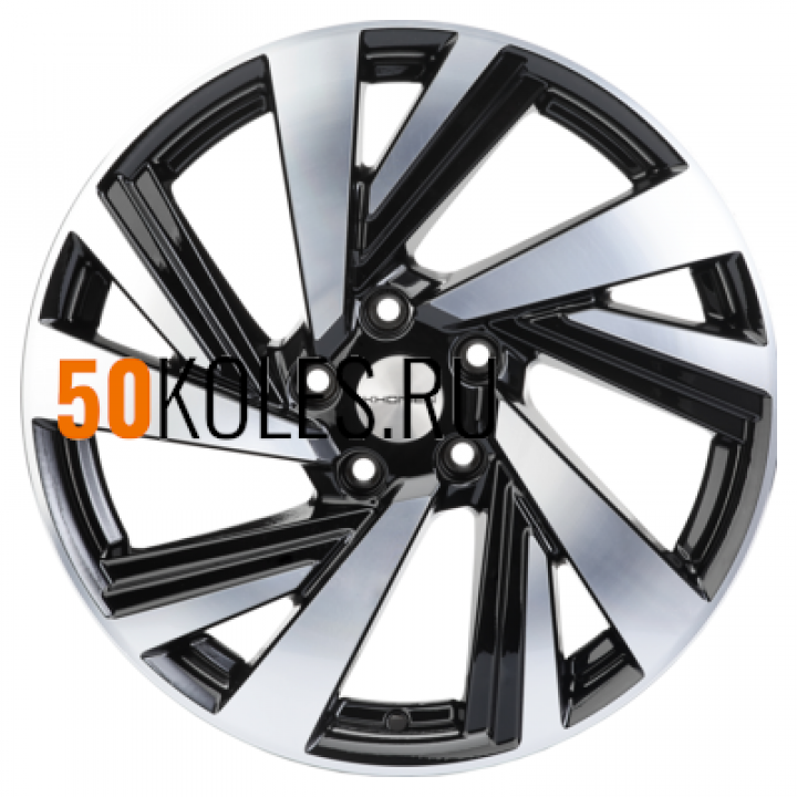 7.5x18/5x114.3 ET50 D66.1 KHW1801 (Murano) Black-FP