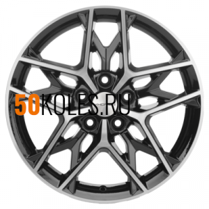 7x17/5x112 ET49 D57.1 KHW1709 (Octavia) Black-FP