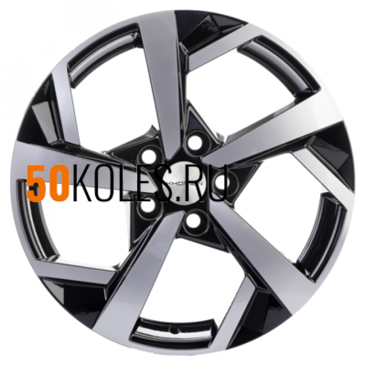 7x17/5x112 ET43 D57.1 KHW1712 (Tiguan) Black-FP