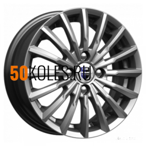 7x17/4x100 ET43 D60.1 Акцент-оригинал (КС562) Дарк платинум K&K