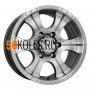 8x16/5x139.7 ET0 D110.1 Байконур (КС465М) Дарк платинум K&K