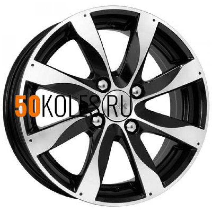 5.5x14/4x98 ET40 D58.5 Джемини Алмаз черный