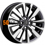 6.5x16/4x100 ET37 D60.1 Эрман (КС997) Алмаз черныйxK&K