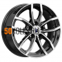 6,5x15/5x114,3 ET42 D67,1 Фрост (КС1048) Алмаз черный K&K