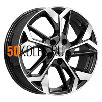 6.5x17/5x114.3 ET45 D60.1 КС1062 Алмаз черный K&K