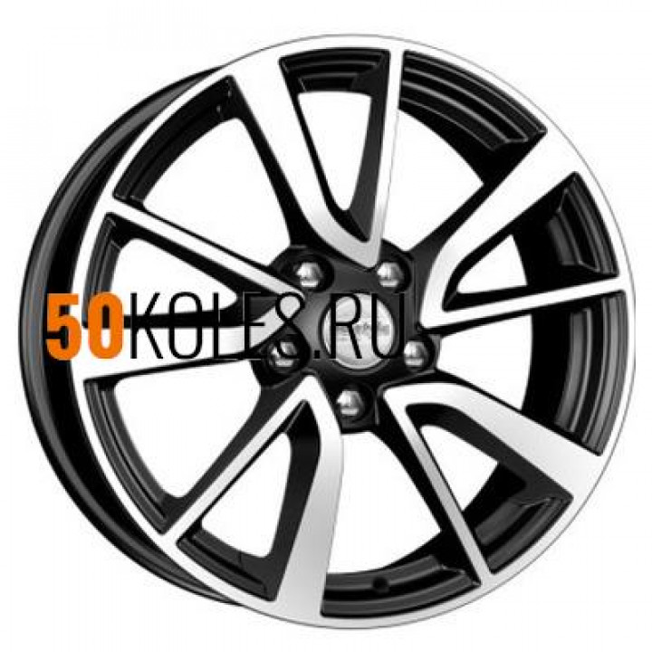 7x17/5x114.3 ET45 D60.1 КС699 Алмаз черный Реплика
