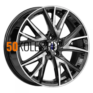 6.5x18/5x114.3 ET34 D66.6 Кайлас (КС1054) Алмаз черный K&K